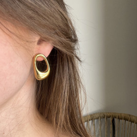 Boucles d'oreilles ovales