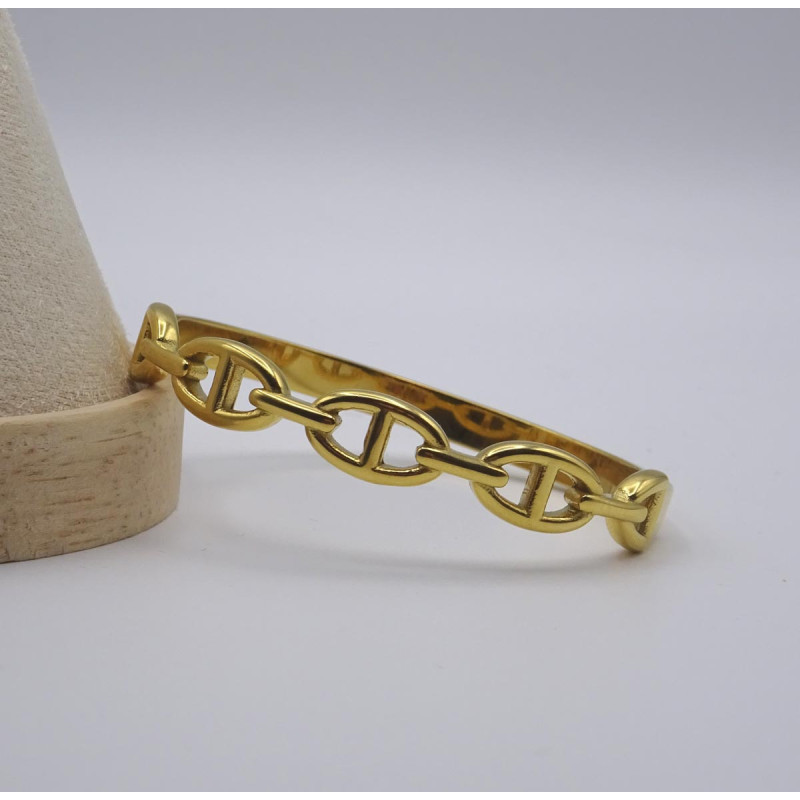 Jonc maille marine