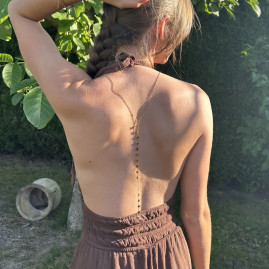 Collier de dos étoiles