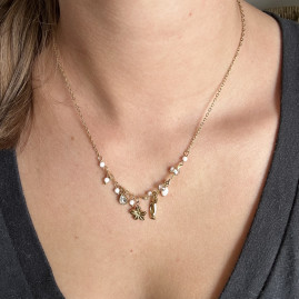 Collier Fine Breloque Fleur