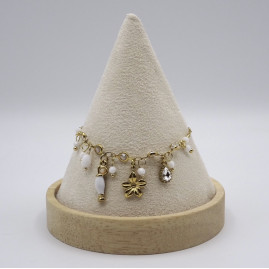 Bracelet Fine Breloque Fleur