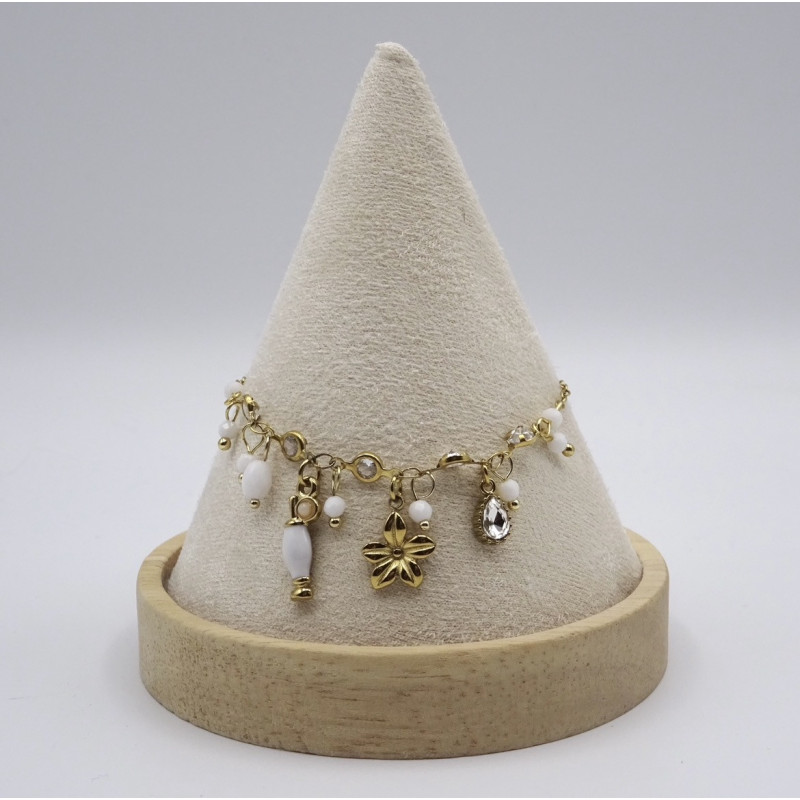 Bracelet Fine Breloque Fleur