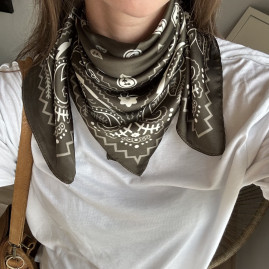 Foulard bandana vert