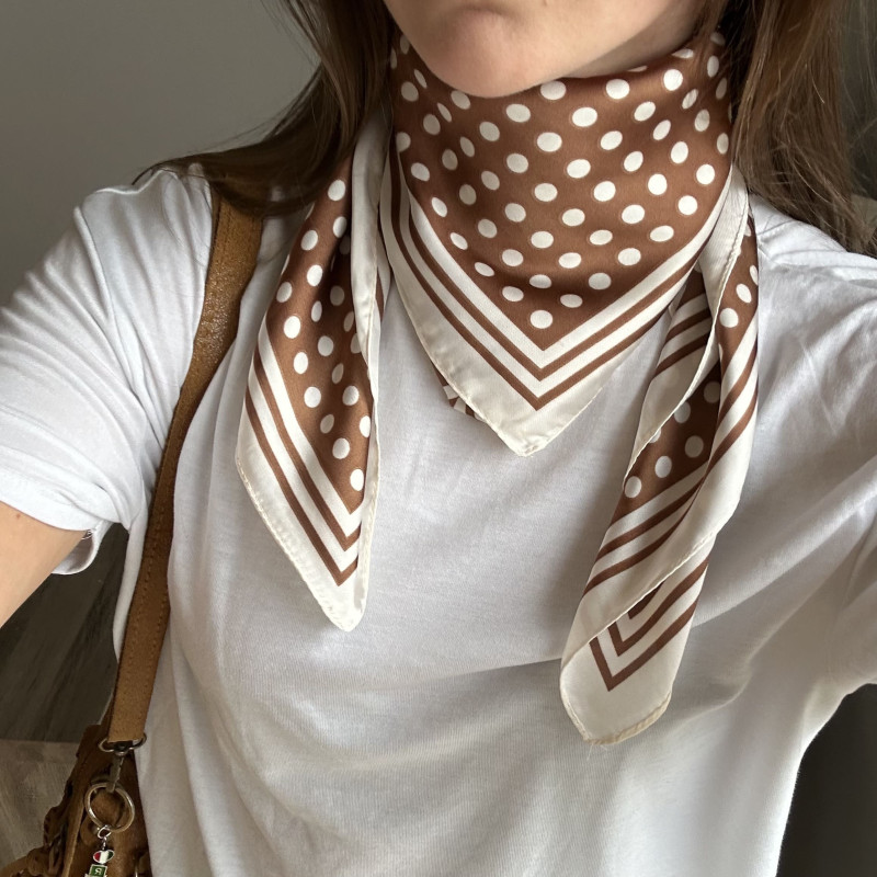 Foulard Poids Marron
