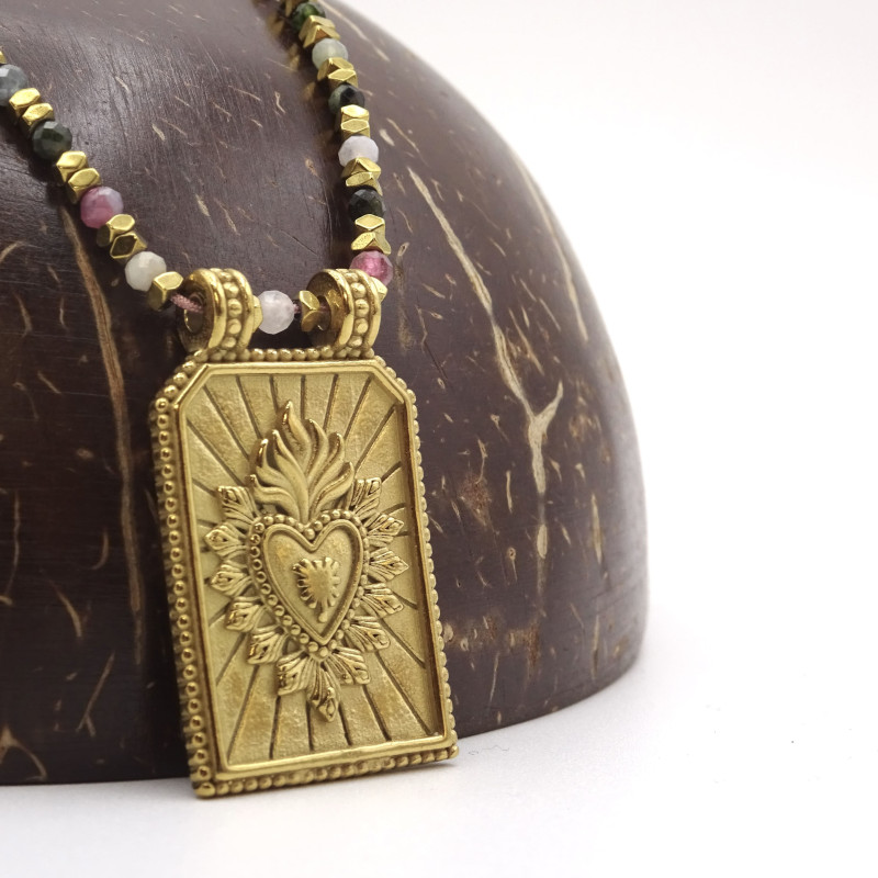Collier Coeur Doré