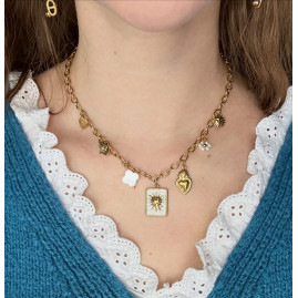 Collier charms soleil