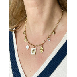 Collier charms soleil