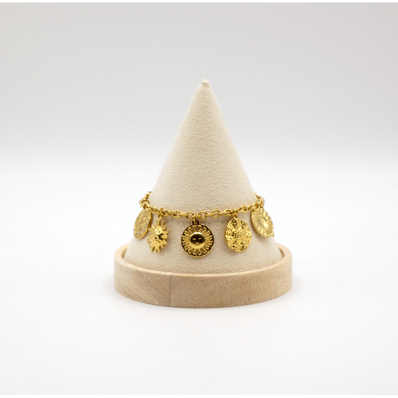 Bracelet charms soleil