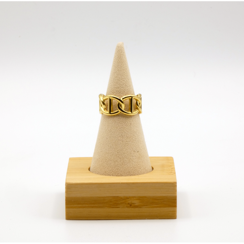 Bague maille marine